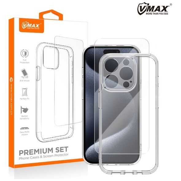 Vmax set case + glass 2,5D premium for Samsung Galaxy A15 4G / A15 5G 6976757303586