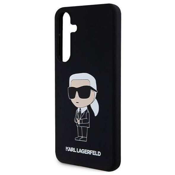 Original Case SAMSUNG GALAXY S24 Karl Lagerfeld Hardcase Silicone Ikonik (KLHCS24SSNIKBCK) black 3666339242299