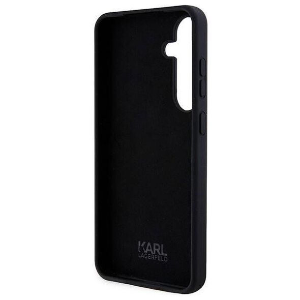 Original Case SAMSUNG GALAXY S24 Karl Lagerfeld Hardcase Silicone Ikonik (KLHCS24SSNIKBCK) black 3666339242299