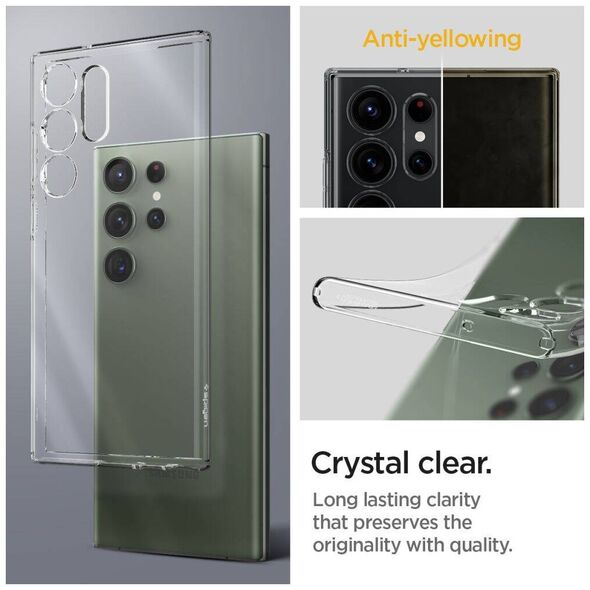 Case SAMSUNG GALAXY S23 ULTRA Spigen Liquid Crystal Clear transparent 8809896740173