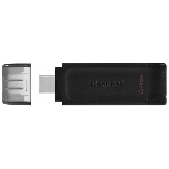 Kingston Memory Stick 64GB - Kingston DT70 (DT70/64GB) - Black 0740617305302 έως 12 άτοκες Δόσεις