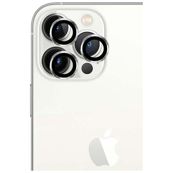 Tempered Glass for Camera APPLE IPHONE 15 PRO MAX 3MK Lens Protection Pro silver 5903108530064