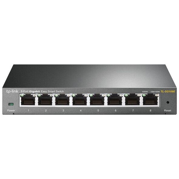 TP-LINK 8-Port Gigabit Unmanaged Pro Switch (TL-SG108E) έως 12 άτοκες Δόσεις