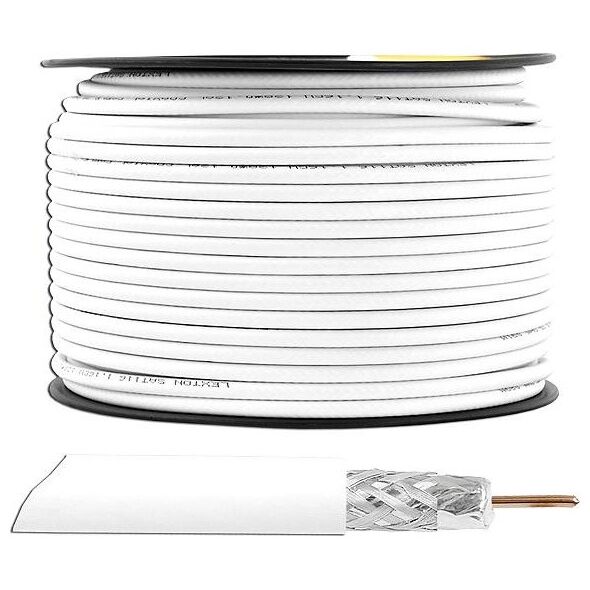 Coaxial cable 1.16Cu 4.8PFE 128x0,12AL 100m roll 5907760638946