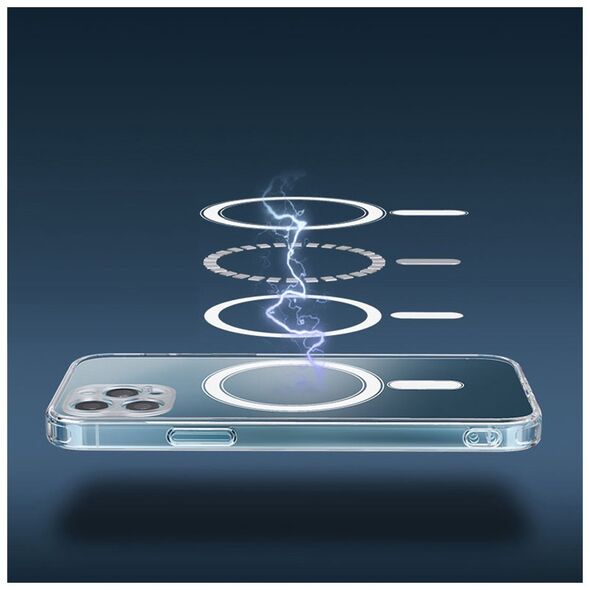 Anti Shock 1,5 mm Mag case for iPhone 14 6,1&quot; transparent camera protection 5900495044112