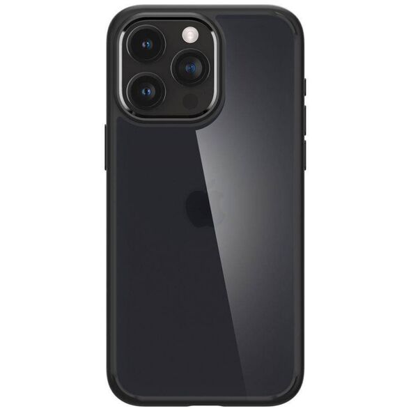 Case APPLE IPHONE 15 PRO Spigen Ultra Hybrid Crystal Frost black 8809896750400