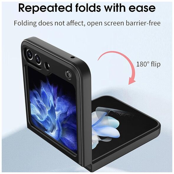 Techsuit Case for Samsung Galaxy Z Flip5 - Techsuit CamGuard Pro - Black 5949419195646 έως 12 άτοκες Δόσεις