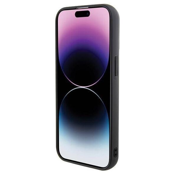 Original Case APPLE IPHONE 15 Karl Lagerfeld Hardcase 3D Rubber Multi Logo (KLHCP15S3DMKRLK) black 3666339164317