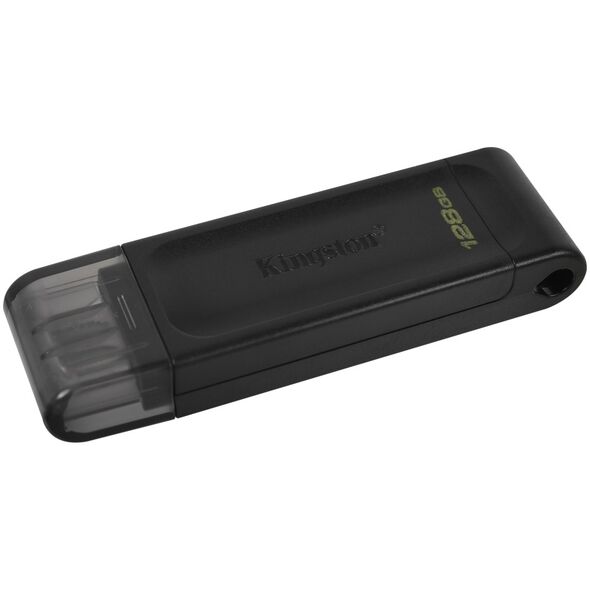 Kingston pendrive 128GB USB-C DT70 black 740617305371