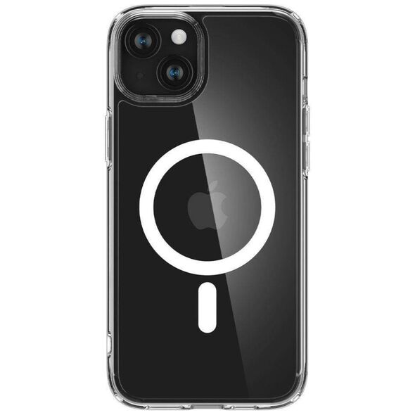 Case APPLE IPHONE 15 Spigen Ultra Hybrid Mag MagSafe White transparent 8809896751230