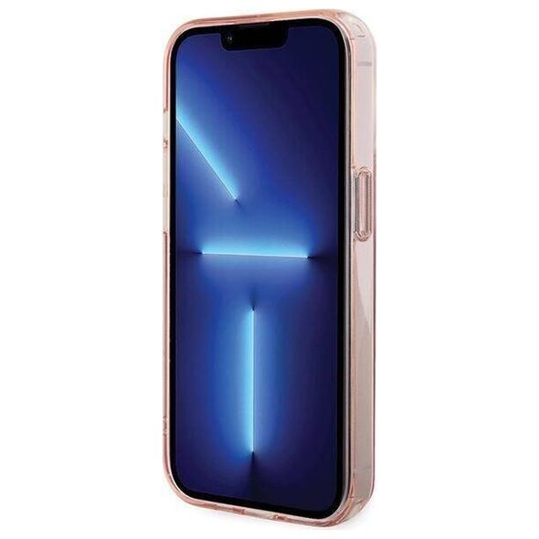 Original Case APPLE IPHONE 15 PRO Karl Lagerfeld Hardcase Ring Stand Karl&Choupettte MagSafe (Klhmp15lhmrskcp) pink 3666339169015