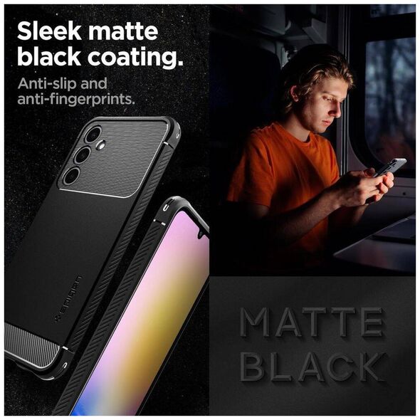 Case SAMSUNG GALAXY A25 5G Spigen Rugged Armor Matte black 8809971221382