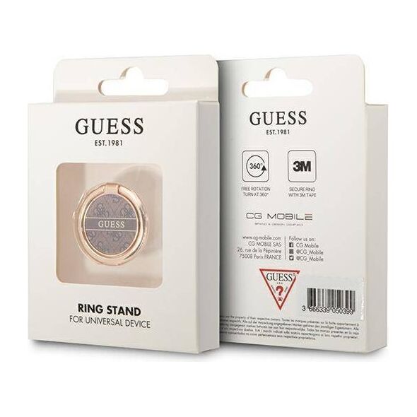 Phone Holder Ring Stand GUESS 4G GURSHG4SW brown 3666339050436