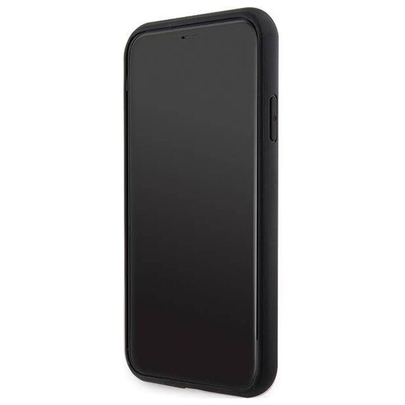 Original Case IPHONE 11 Guess Hardcase GCube Stripes MagSafe (GUHMN61HGCFSEK) black 3666339125905