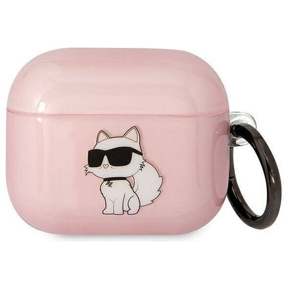 Original Case APPLE AIRPODS 3 Karl Lagerfeld Ikonik Choupette (KLA3HNCHTCP) pink 3666339088095