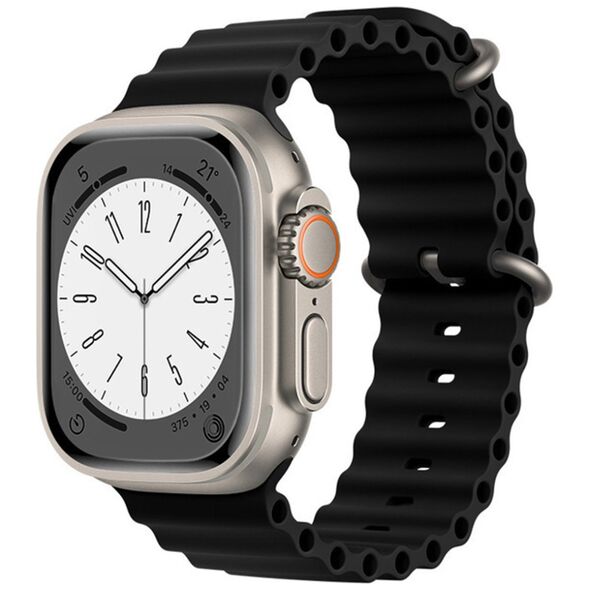 Techsuit Techsuit - Watchband (W038) - Apple Watch 1/2/3/4/5/6/7/8/9/SE/SE 2/Ultra/Ultra 2 (42/44/45/49mm) - Black 5949419015418 έως 12 άτοκες Δόσεις