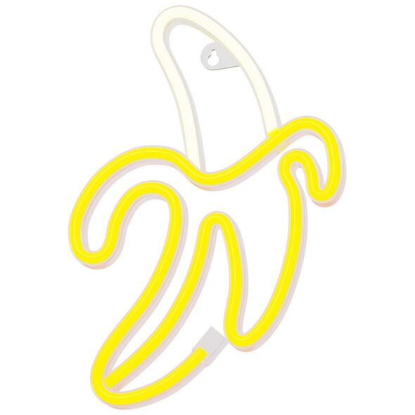 Neon LED Light BANANA white yellow Bat + USB FLNE10 Forever Light 5900495956163