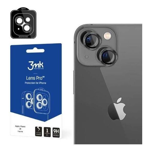 Tempered Glass for Camera IPHONE 14 3MK Lens Protection Pro gray 5903108484091