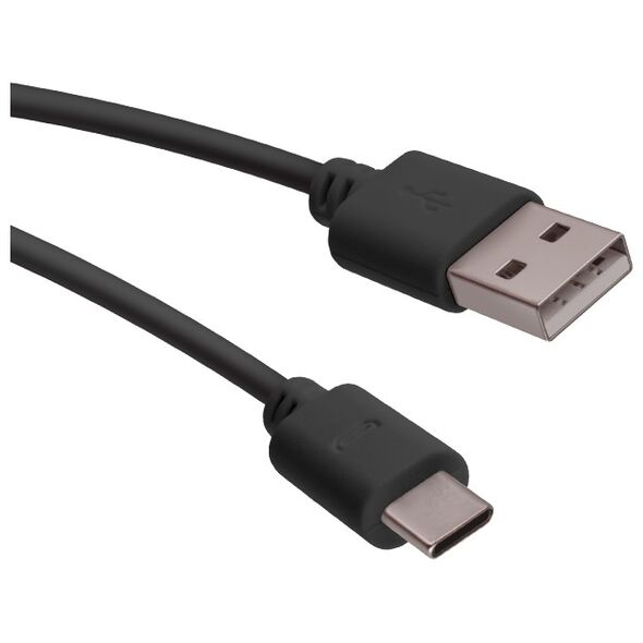 Forever cable USB - USB-C 1,0 m 1A black 5900495427915