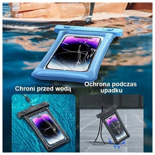 Case 7" USAMS Waterproof Case (YD011) blue 6958444903156