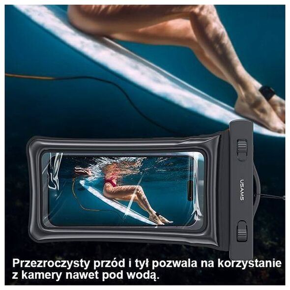 Case 7" USAMS Waterproof Case (YD011) blue 6958444903156