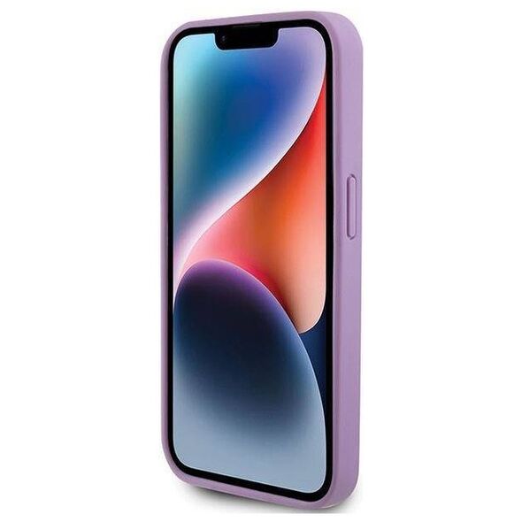 Original Case APPLE IPHONE 15 PRO MAX Guess Hardcase Leather 4G Stamped (Guhcp15xp4epmu) purple 3666339150471