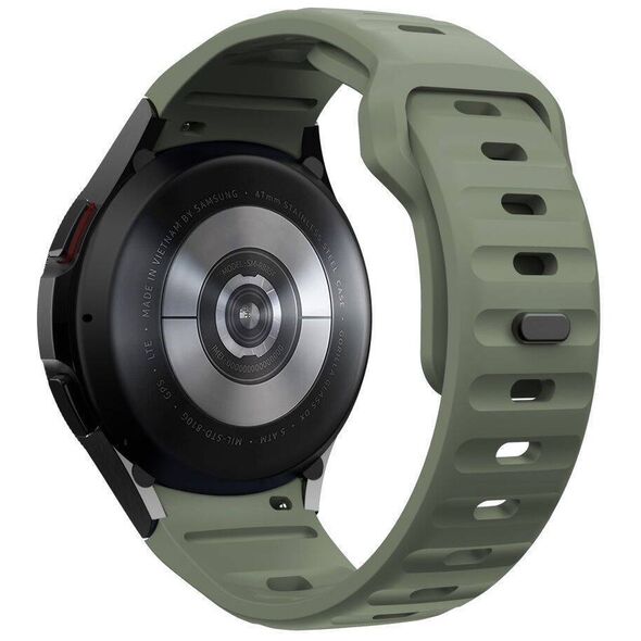 Strap for SAMSUNG GALAXY M35 5G Tech-Protect Silicone Olive Green 5906302313617