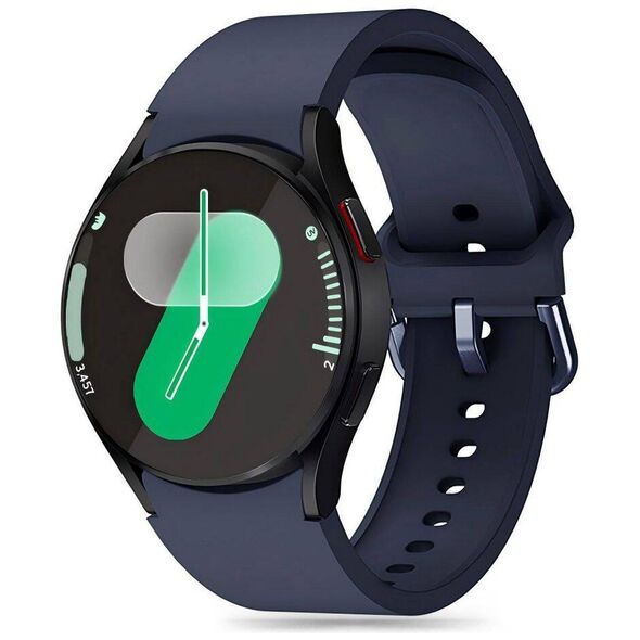 Strap for GALAXY WATCH 4 / 5 / 5 PRO / 6 / 7 / FE Tech-Protect Silicone navy blue 5906302313532