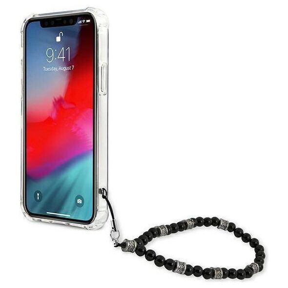 Original Case IPHONE 12 / 12 PRO Guess Hardcase Black Pearl (GUHCP12MKPSBK) transparent 3666339003708