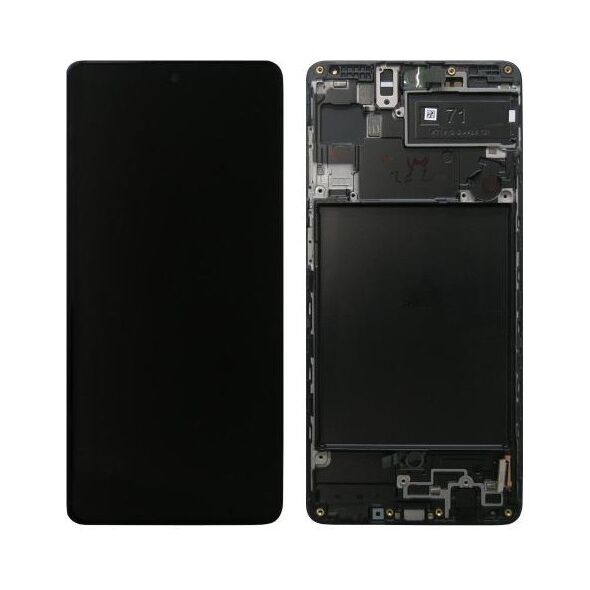 Οθόνη με Touch Screen & Μπροστινή Πρόσοψη Samsung A715F Galaxy A71 Μαύρο (Original) 1110301140476 1110301140476 έως και 12 άτοκες δόσεις