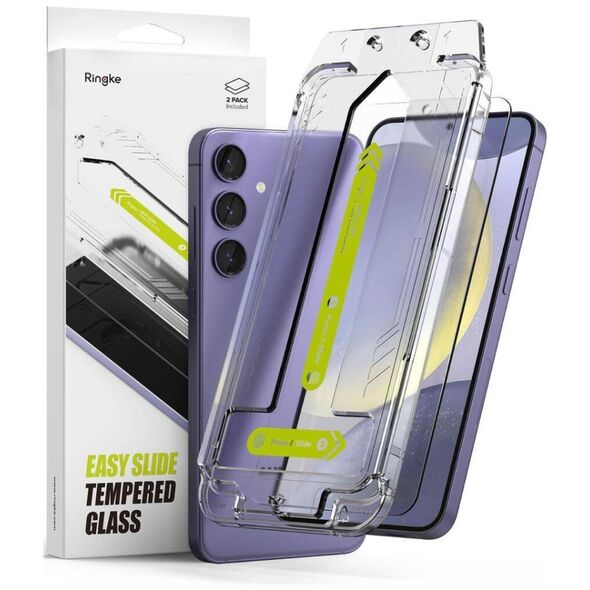 Tempered Glass SAMSUNG GALAXY S24 Ringke Easy Slide 2-Pack Clear 8809961783036