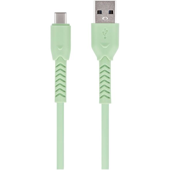 Maxlife MXUC-04 cable USB - USB-C 1,0 m 3A green 5900495875228