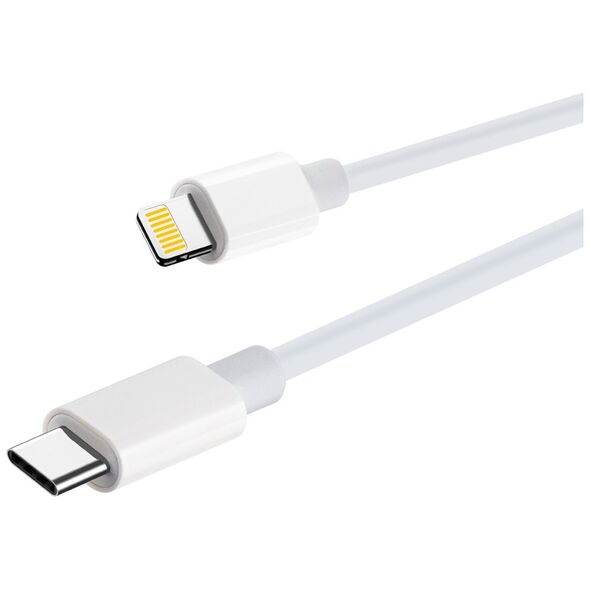 Maxlife MXUC-05 cable USB-C - Lightning 1,0 m 20W white 5900495916884