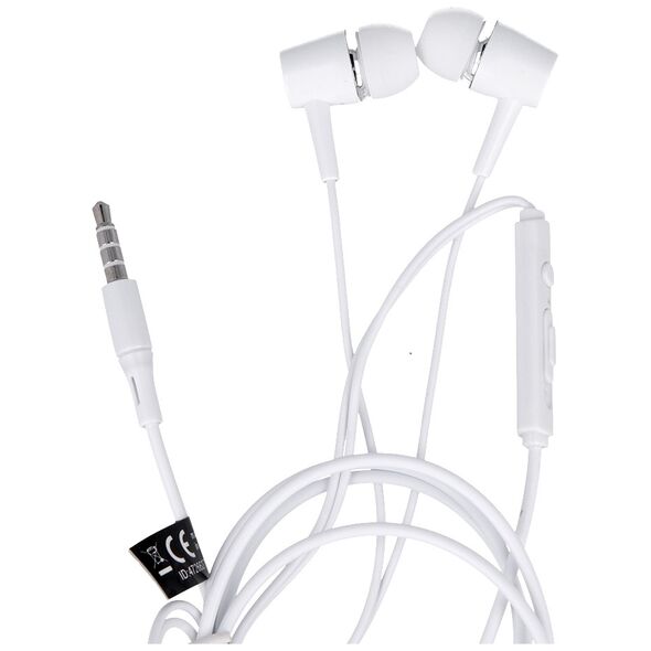 Maxlife wired earphones MXEP-02 jack 3,5mm white 5900495780546