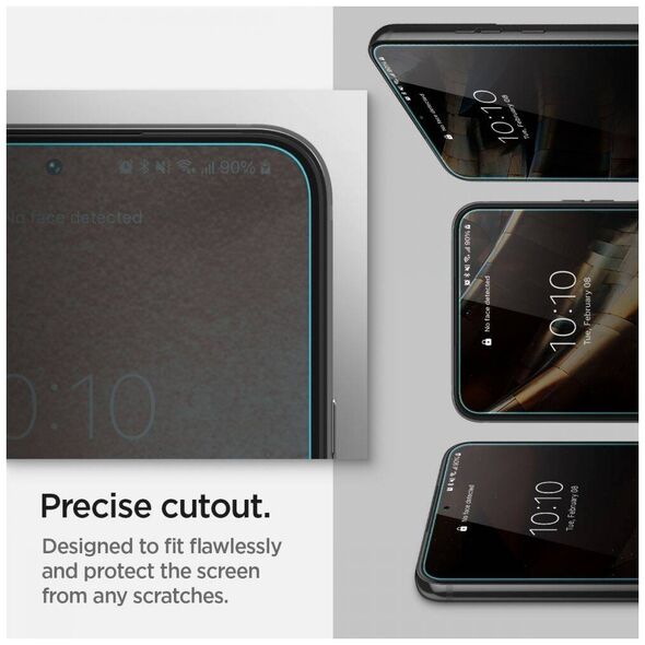Tempered Glass SAMSUNG GALAXY S22 Spigen Glas.tr "EZ Fit" 2-Pack 8809811857399