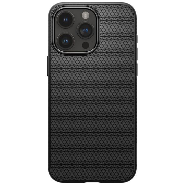 Spigen Husa pentru iPhone 15 Pro - Spigen Liquid Air - Matte Black 8809896750356 έως 12 άτοκες Δόσεις