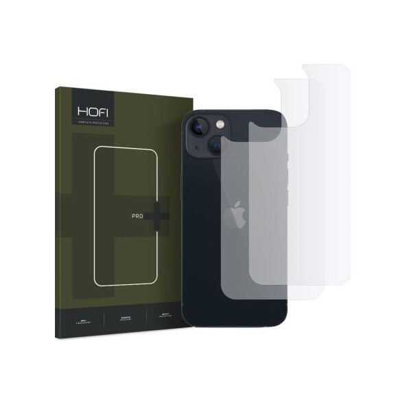 Hybrid Nano Glass Back Protector Hofi HydroFlex Pro+ Apple iPhone 14 Plus Διάφανο (2 τεμ.) 9589046924842 9589046924842 έως και 12 άτοκες δόσεις