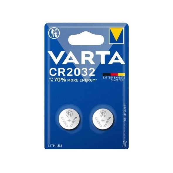 Lithium Button Cells Varta CR2032 (2 τεμ) 4008496746460 4008496746460 έως και 12 άτοκες δόσεις