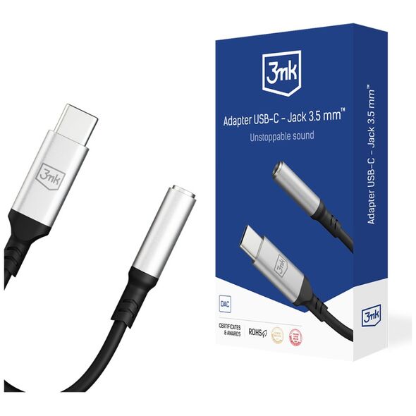 3mk adapter USB-C - Jack 3,5mm 5903108518055