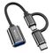 Yesido Adaptor Type-C, Micro USB la USB 3.0, OTG, 5Gbps - Yesido (GS02) - Black 6971050262516 έως 12 άτοκες Δόσεις