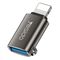 Yesido Adaptor OTG USB 3.0 la Lightning 480Mbps - Yesido (GS14) - Black 6971050264480 έως 12 άτοκες Δόσεις