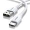 Ugreen Cablu de Date USB la Type-C 2m - Ugreen Nickel Plating (60123) - White 6957303861231 έως 12 άτοκες Δόσεις
