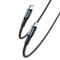 Yesido Yesido - Data Cable (CA96) - Type-C to Type-C, 3A, 60W, 480Mbps, 1.2m - Black 6971050267207 έως 12 άτοκες Δόσεις