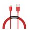 Baseus Lightning Superior Series cable, Fast Charging, Data 2.4A, 1m Red (CALYS-A09) (BASCALYS-A09) έως 12 άτοκες Δόσεις