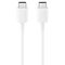 Samsung Samsung - Data Cable (EP-DW767JWE) - USB-C to Type-C, Fast Charging, 25W, 1.8m - White (Bulk Packing) 8596311192210 έως 12 άτοκες Δόσεις