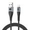 Vipfan USB to Micro USB cable Vipfan X10, 3A, 1.2m, braided (black) 036899 6971952431324 CB-X10MK έως και 12 άτοκες δόσεις