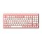 Delux Gaming Keyboard Delux KM18DB RGB (White&Pink) 038235 6938820413905 KM18DB PINK έως και 12 άτοκες δόσεις