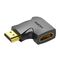 Vention HDMI 90 degree Adapter Vention 4K 60Hz, AIOB0-2 (Black) 2pcs 051076 6922794747944 AIQB0-2 έως και 12 άτοκες δόσεις