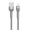 Remax Cable USB Lightning Remax Jany Alloy, 1m, 2.4A (silver) 047481 6972174152844 RC-124i silver έως και 12 άτοκες δόσεις