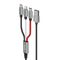 Budi 3-in-1 USB to Lightning / USB-C / Micro USB cable Budi 2.4A, 1m, braided (black) 050579 6971536923900 DC203A8 έως και 12 άτοκες δόσεις